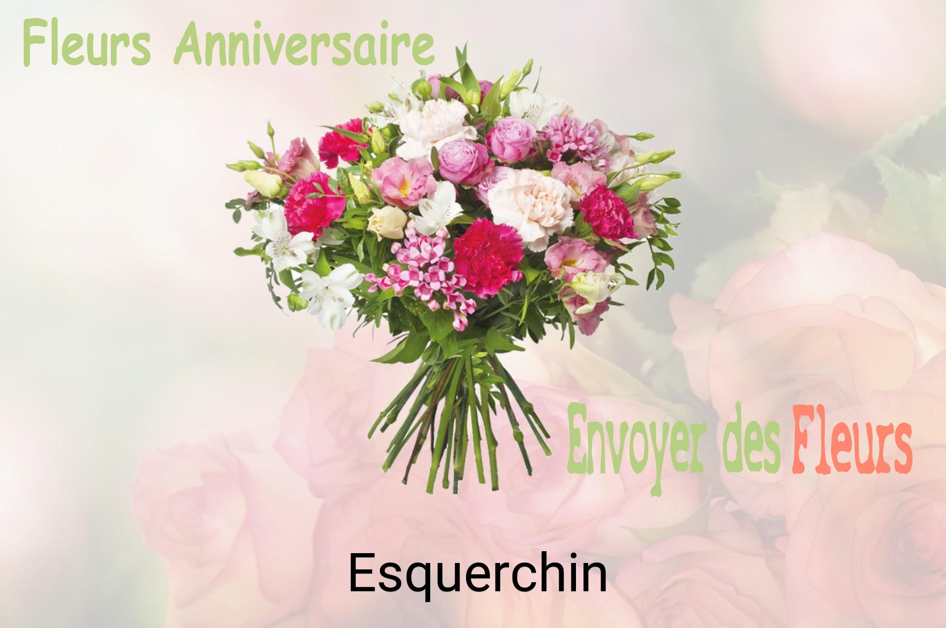 Bouquet de fleurs d’anniversaire livré à Esquerchin