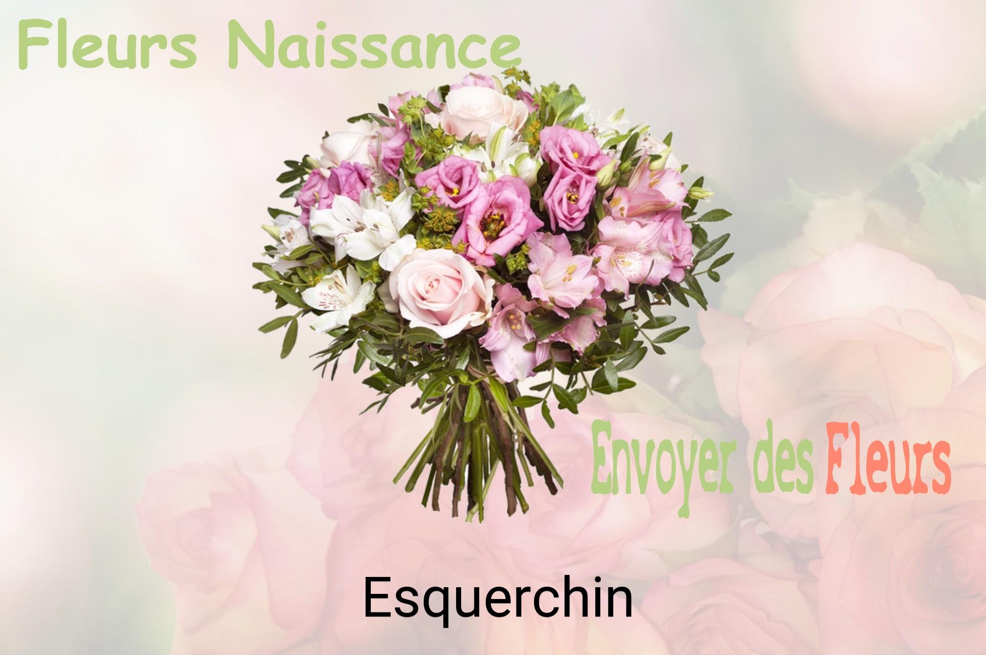 Bouquet de fleurs de naissance livré à Esquerchin